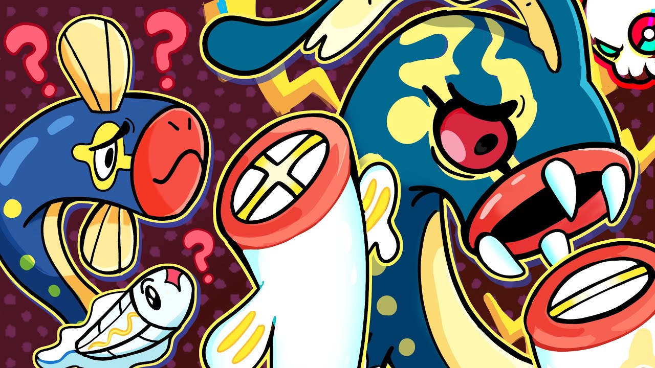 YouTube post by @Gnoggin for Helix Sleep. Caption reads: Mega Eelektross is a nightmare... 🐍.