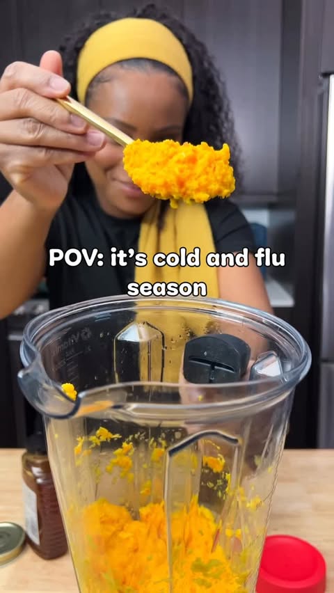 Instagram post by @sendys_cookin for Vitamix. Caption reads: When cold & flu season hits, Haitians don’t run to....