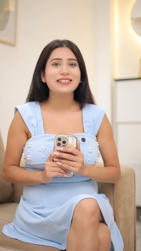 Instagram post by @kimmynagpal3 for MakeMyTrip. Caption reads: [...] luxury escape. I just opened the MakeMyTrip....