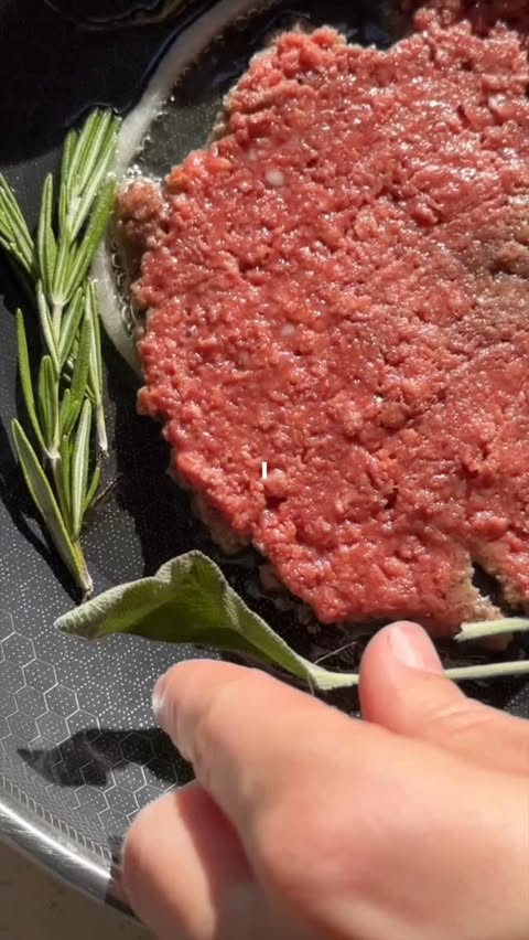 Instagram post by @gregbellefontaine for Beyond Meat. Caption reads: Putting you onto holiday smashed burgers this year....