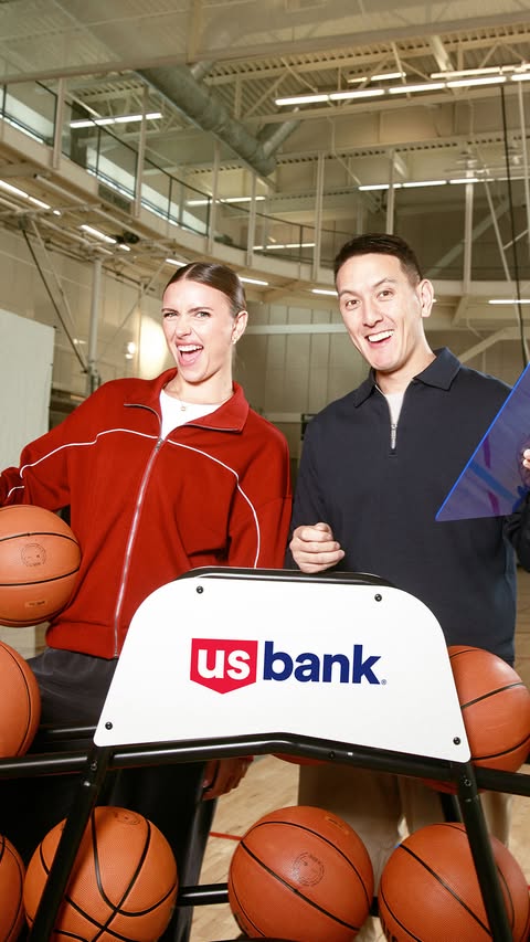 Instagram post by @humphreytalks for US Bank. Caption reads: Get your money game on with @humphreytalks and....