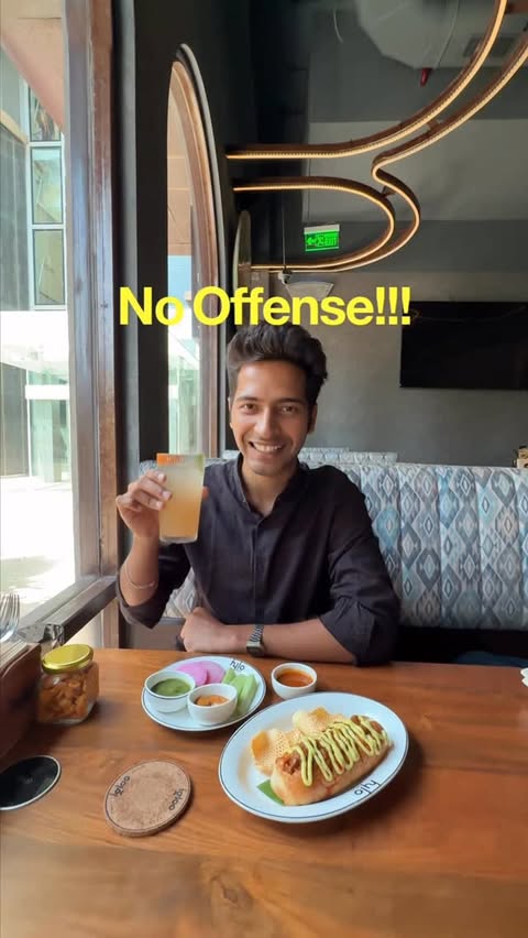 Instagram post by @thecontentwala for Swiggy Dineout. Caption reads: You’re literally being Scammed if you’re paying....