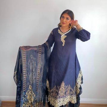 Instagram post by @sairaa.ayan for Shiffonz. Caption reads: [...] a princess in this outfit’ - thank you....