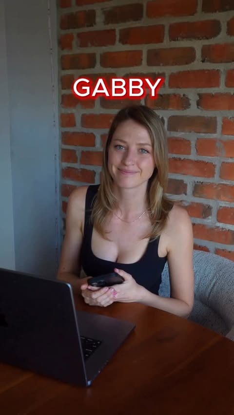 Instagram post by @gabby_downing for carVertical. Caption reads: [...] it, but decided to run the report on....