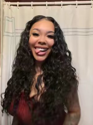 TikTok post by @znuie for Tinashe Hair. Caption reads: @tinashehair 🥰 #TikTokShop.