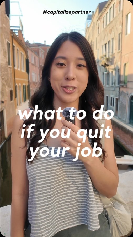 Instagram post by @vivitron for Capitalize. Caption reads: [...] new opportunities. I’ve been using....