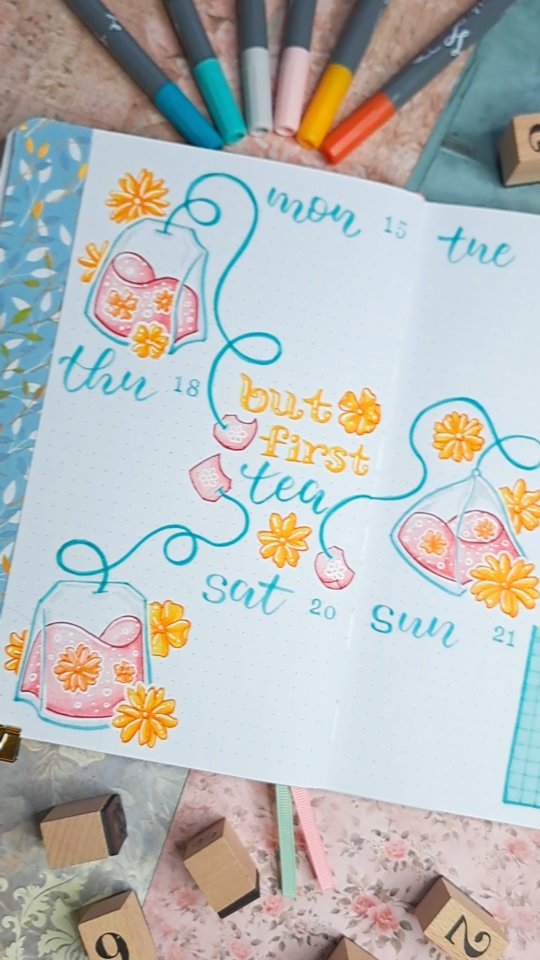 Instagram post by @maja_reka_bujo for Scribbles That Matter. Caption reads: [...] my friends. 🥰 [Ad] journal from....