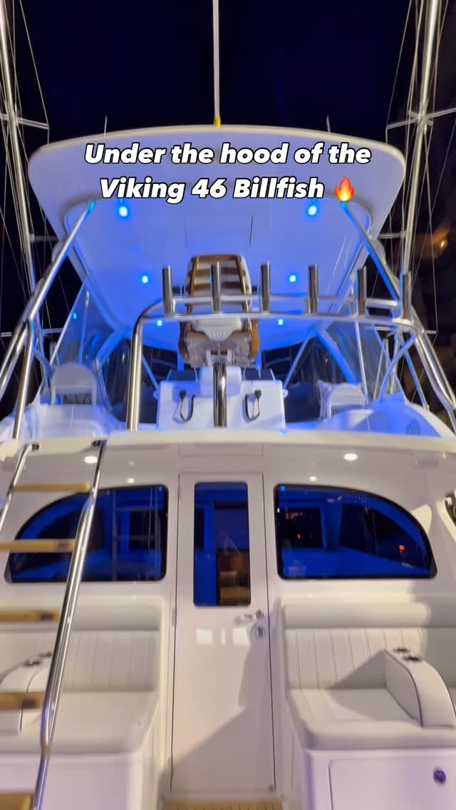 Instagram post by @mariagalatihill for Barstool Sports. Caption reads: A look at one of the twin MAN 850’s that powers....