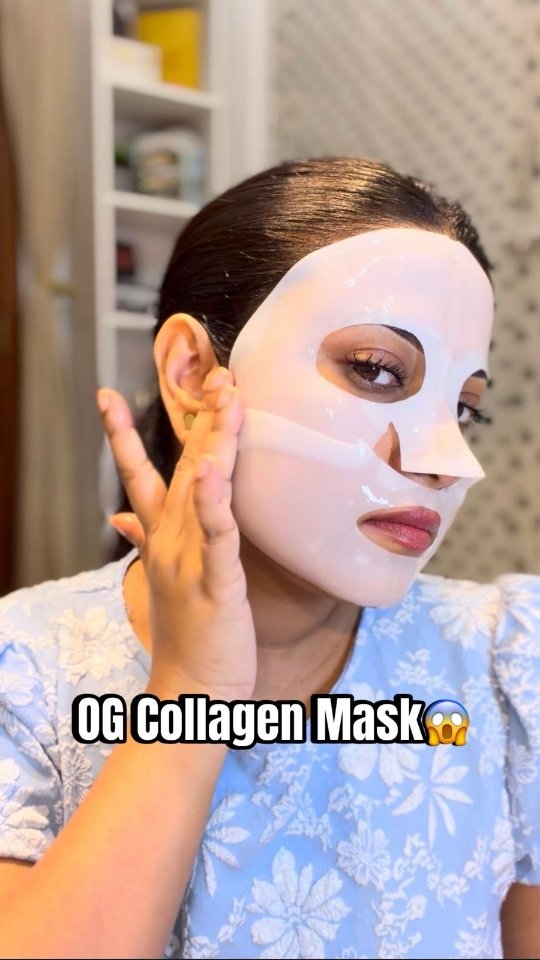 Instagram post by @barshapatra_17 for Quench Botanics. Caption reads: Comment “Collagen Mask” for link 💧🔗
My skin was....