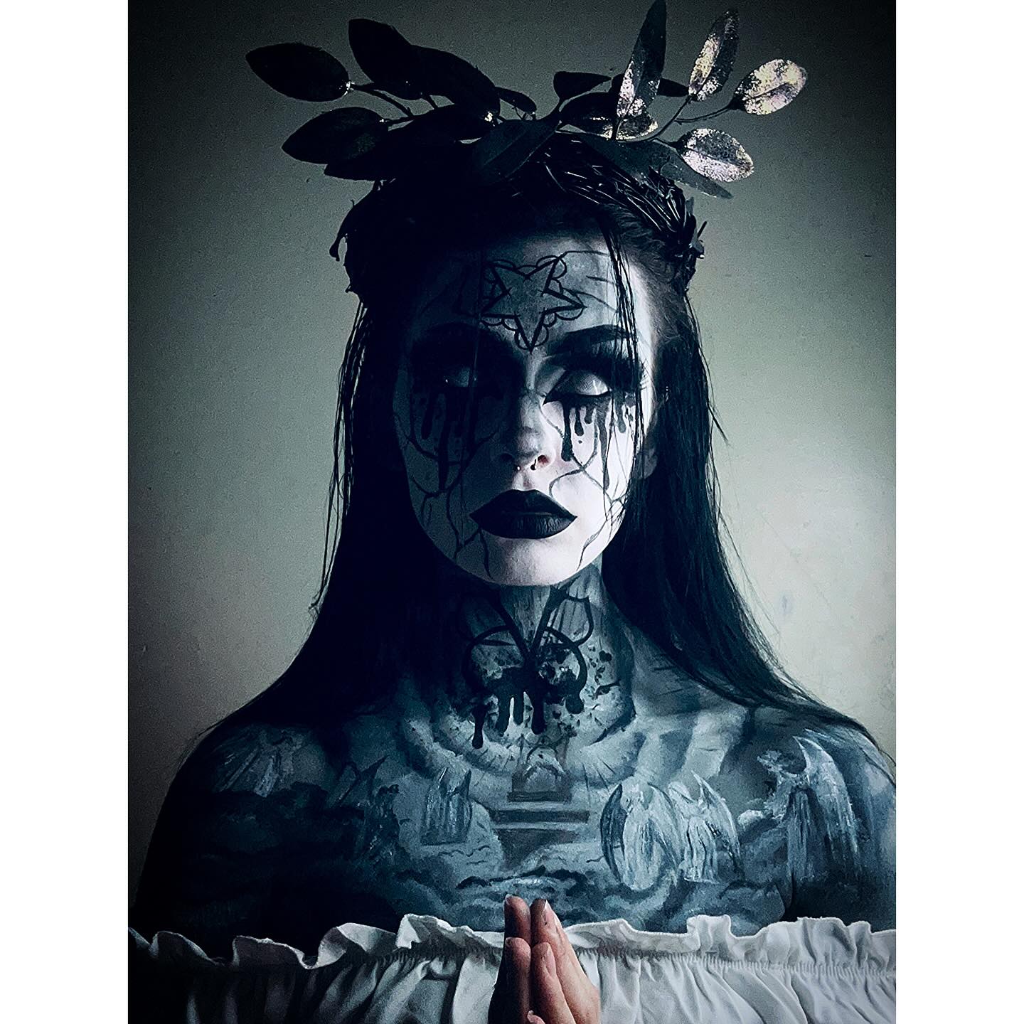 Instagram post by @_blacksoulofficial for Haus Labs. Caption reads: HALLELUJAH 

#hallelujah #blackveilbrides 

This....