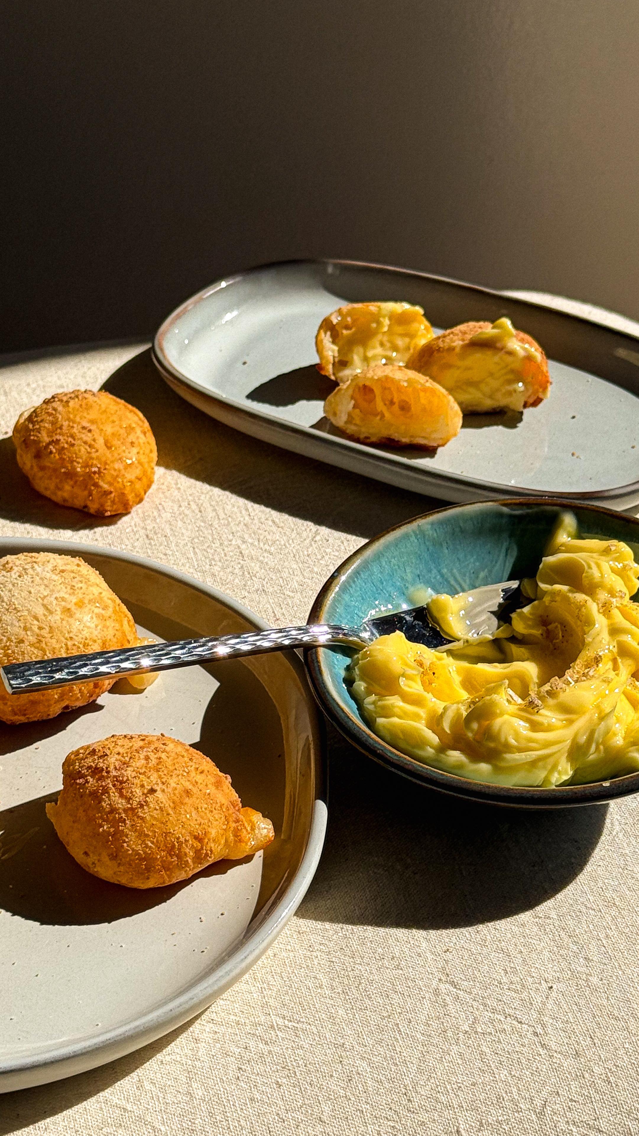 Instagram post by @mackievicz for Real California Milk. Caption reads: Brazilian-Style Cheesy Yogurt & Cottage Cheese....