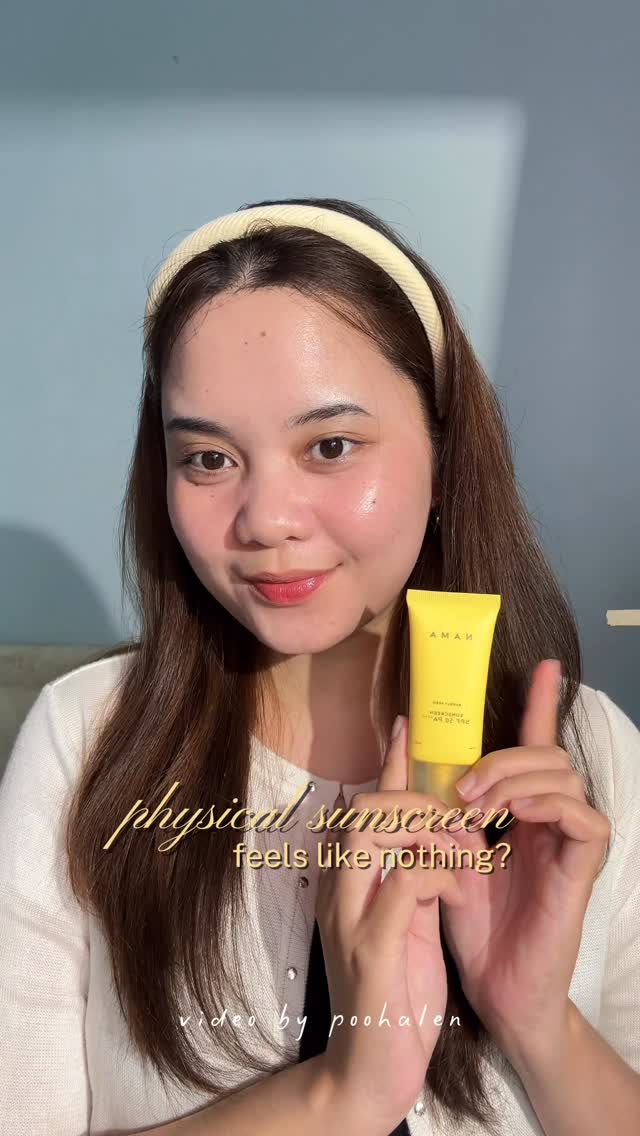 Instagram post by @poohalen for BEAUTY Community | UGC Creator. Caption reads: Sun protection on, worries gone ☀️ #NAMABeauty....