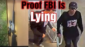 YouTube post by @SurvivalLiving for Wallaby Goods. Caption reads: Proof The FBI is Lying About Charlie Kirk Shooting....