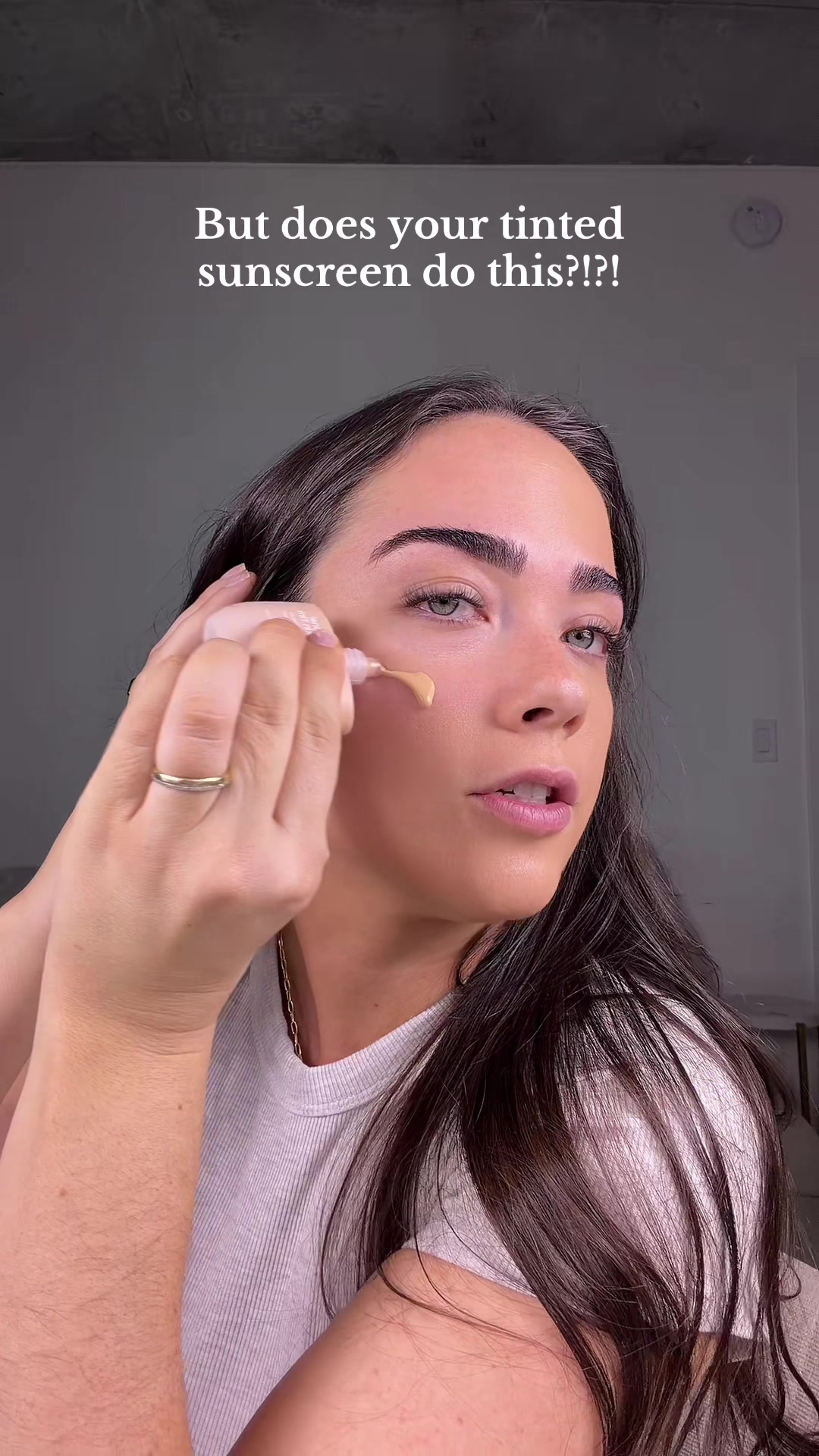 TikTok post by @peytonxblack for Alleyoop. Caption reads: Sorry I was SHOOK @Alleyoop Beauty #skincare....
