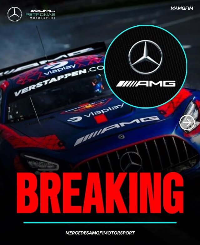 Instagram post by @mercedesamgf1motorsport for Mercedes-AMG. Caption reads: [...] a multi-year partnership with Mercedes-AMG....