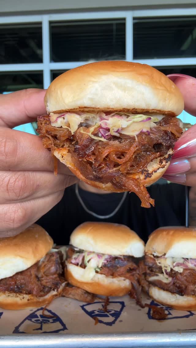 Instagram post by @cookitgirleats for Topgolf. Caption reads: Creamy dill dip, Swicy pork sliders, and fiesta....