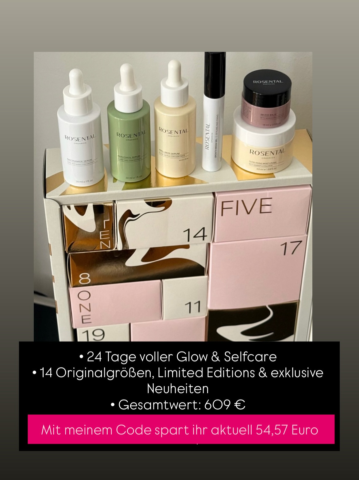 Instagram post by @mylifefranken for Rosental Organics. Caption reads: Werbung! Kooperation
Ihr Lieben 🥰 jetzt den....