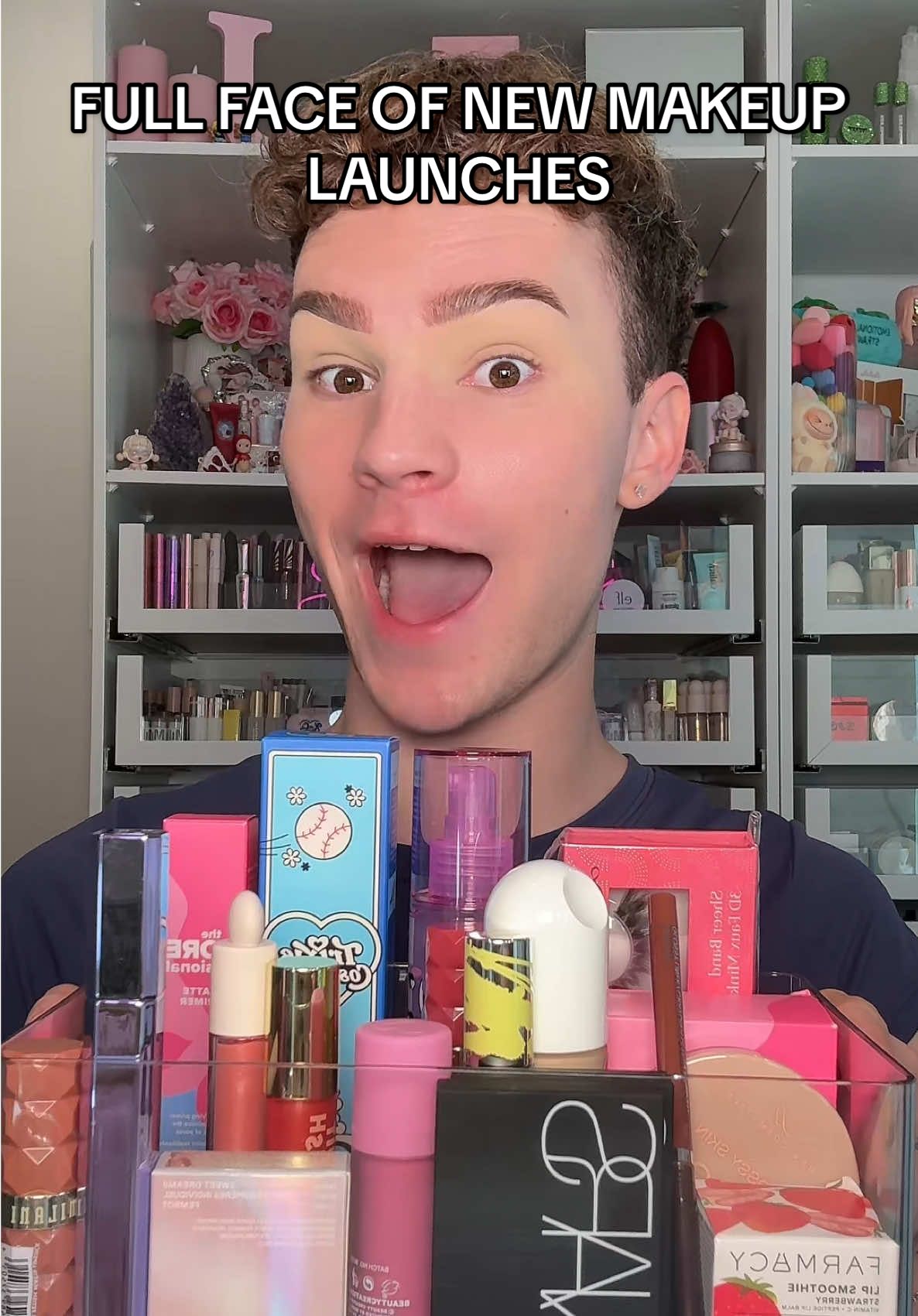 TikTok post by @jessejaggers for Milani Cosmetics. Caption reads: Full face of new makeup! #newmakeup #makeup....
