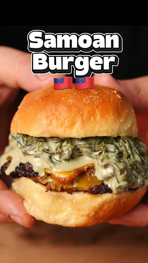 Instagram post by @jortskitchen for solostove. Caption reads: Samoan Smashburger 🇼🇸 ⬇️

I love sharing and....