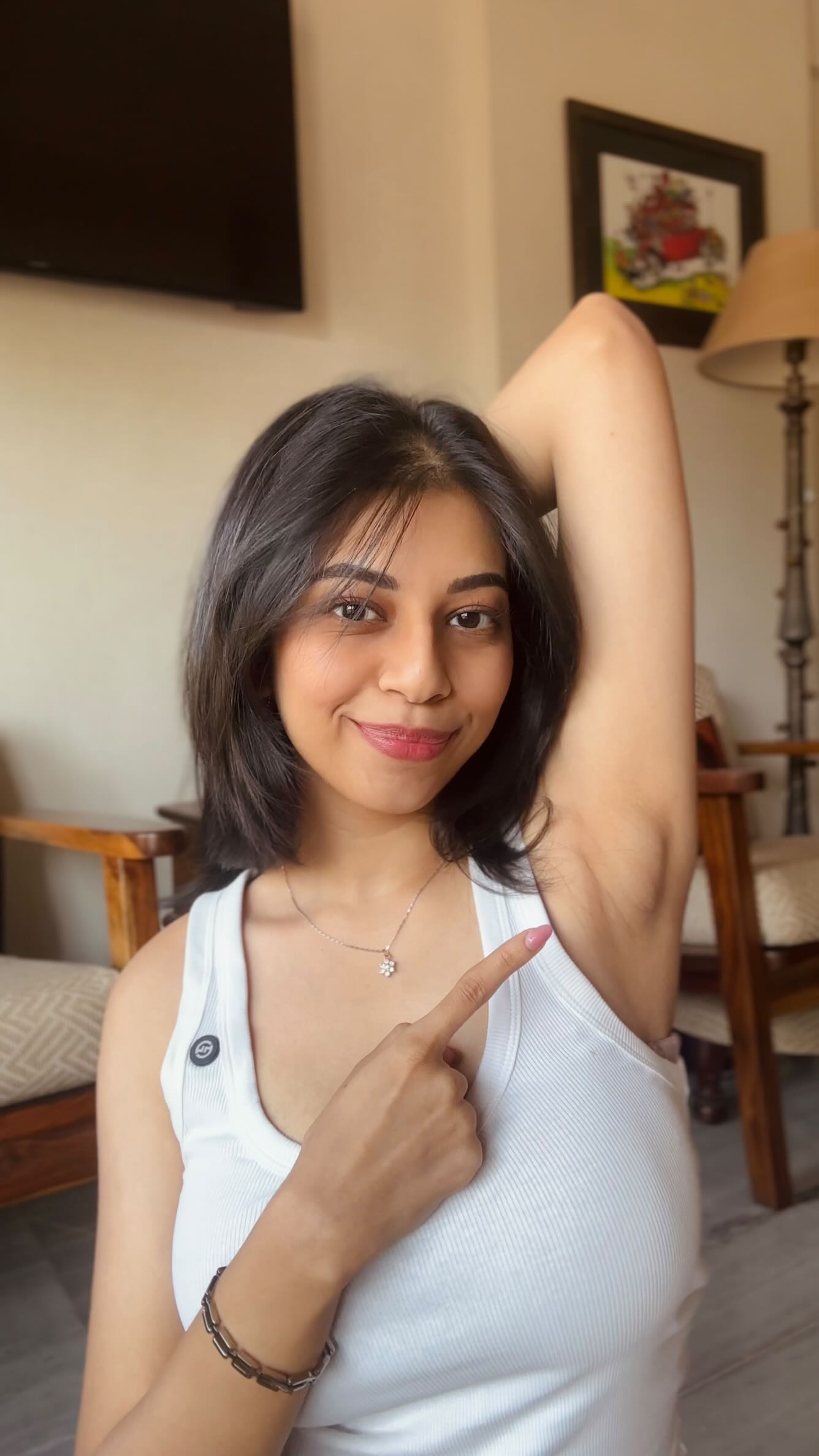 Instagram post by @hiasjournal for WishCare. Caption reads: ngl i’ve been super insecure of my underarms my....