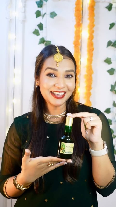 Instagram post by @jazz_mine_official for Kesh King. Caption reads: [...] more on my hair fall and added Kesh King....