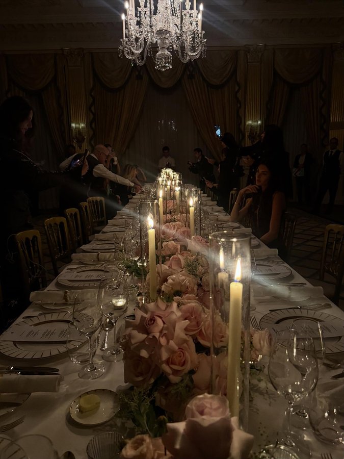 Instagram post by @daniellemarcan for Balmain. Caption reads: swamp princess ✧₊⋆.˚୨ৎ
dress @balmain last night....