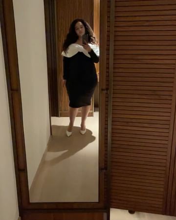 Instagram post by @gabifresh for Fashion to Figure. Caption reads: [...] and @musingsofacurvylady in my....