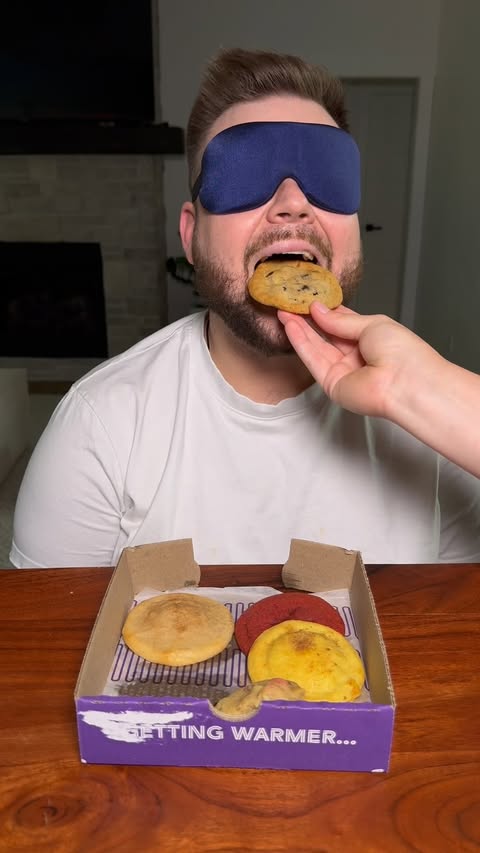 Instagram post by @therealanthonyeats for Insomnia Cookies. Caption reads: Trying the NEW Insomnia Cookies Americana....