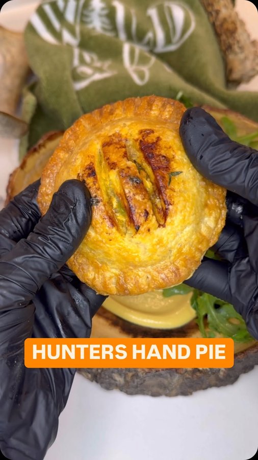 Instagram post by @wildwoodschef for Fritaire. Caption reads: [...] air fryer! Teflon and toxin FREE 🔥....