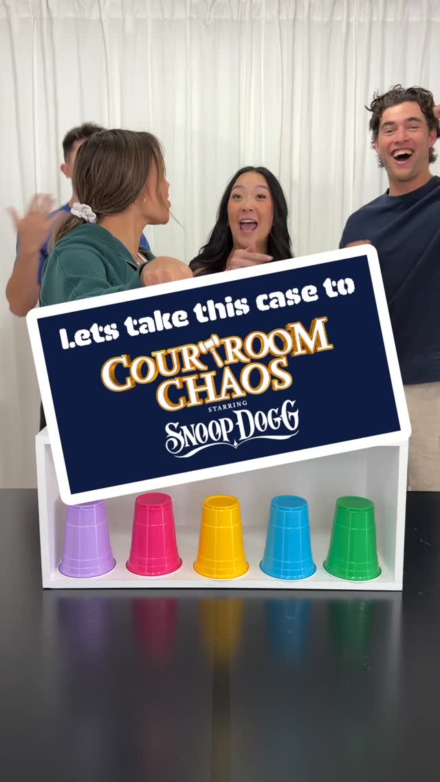 Instagram post by @thesmilyfam for Amazon Prime. Caption reads: Play Courtroom Chaos instantly on Luna at your....