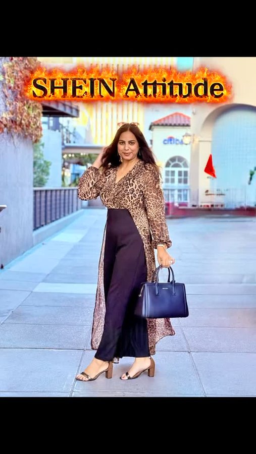 Instagram post by @rachna.panday for SHEIN X. Caption reads: [...] to get discounts! @shein_us....