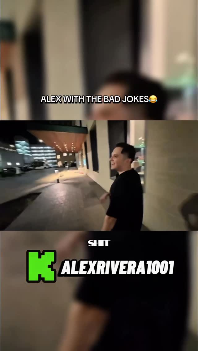 Instagram post by @alexrivera1001 for Kick. Caption reads: 😂🤦🏻‍♂️ 

@kickstreaming 

#reels #kickstreaming.