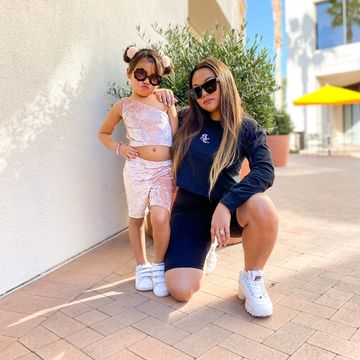 Instagram post by @yumi_doll for Jeans Warehouse Hawaii. Caption reads: [...] signed for another term with....