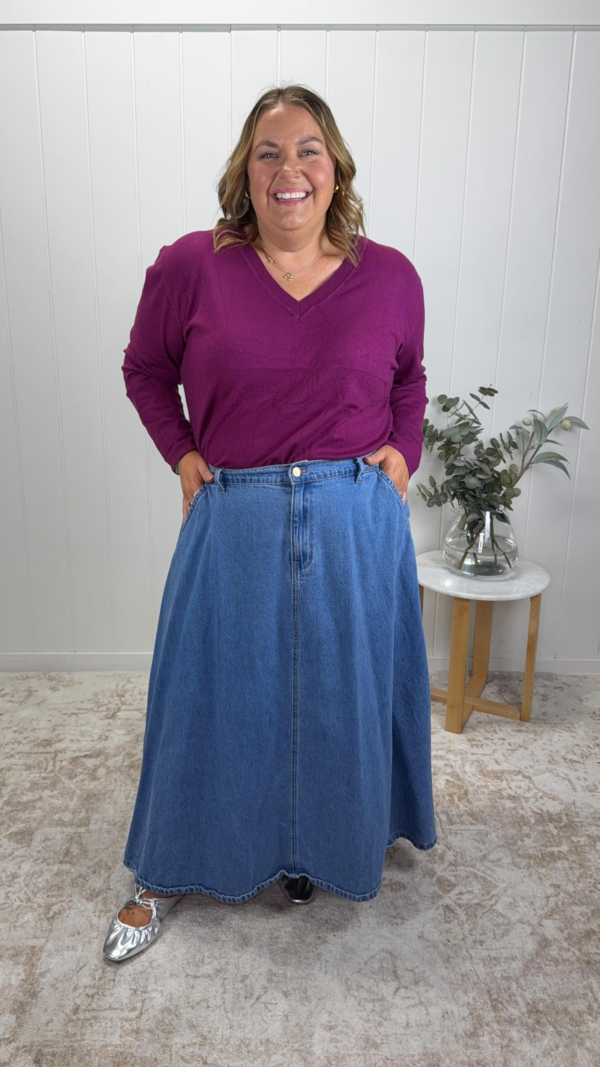 Instagram post by @melissajadestyle for Salty Crush. Caption reads: Let me know which @salty_crush_aus knit you like....