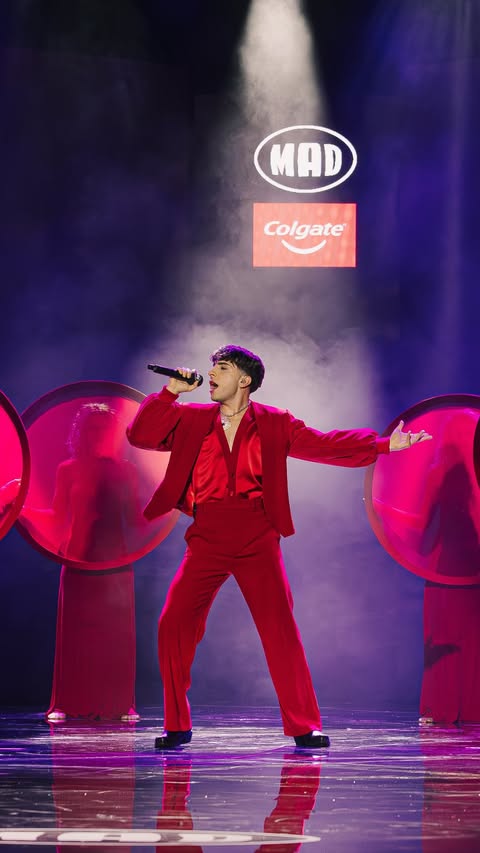 Instagram post by @zaf.music_ for Colgate. Caption reads: @zaf.music_ for @sotiris_georgiou by....