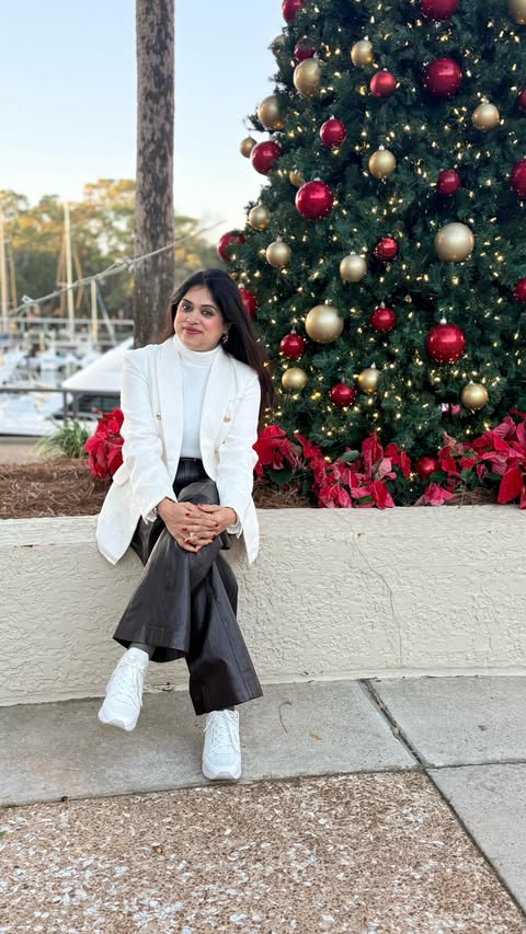 Instagram post by @shilpi_smilenshine for Sidefeel. Caption reads: [...] you down. Outfit Pant- @zara Blazer-....