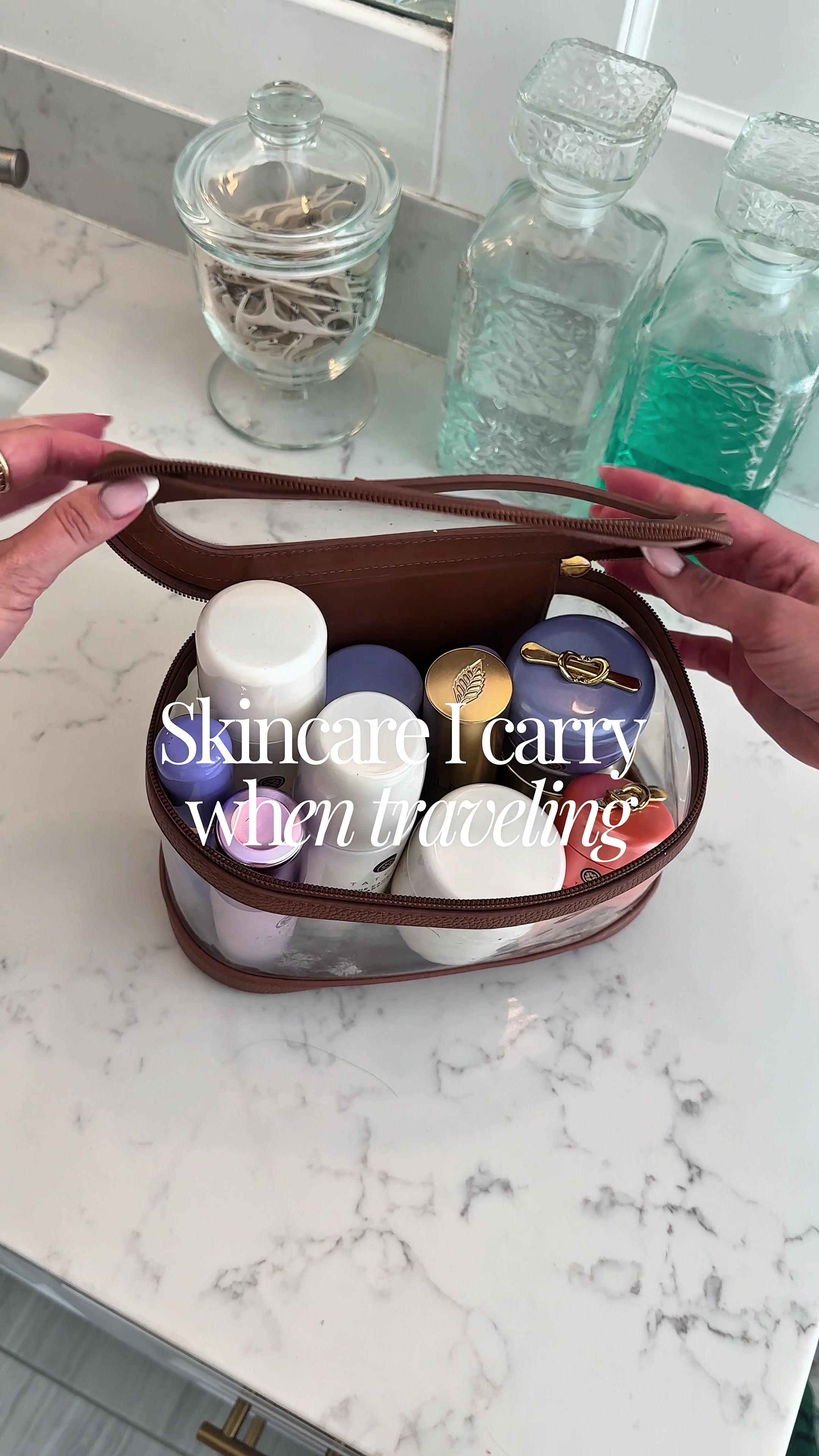 TikTok post by @tatyanaaprotsenko for Elm Biosciences. Caption reads: [...] #skincareroutine #skincareproducts @Elm....