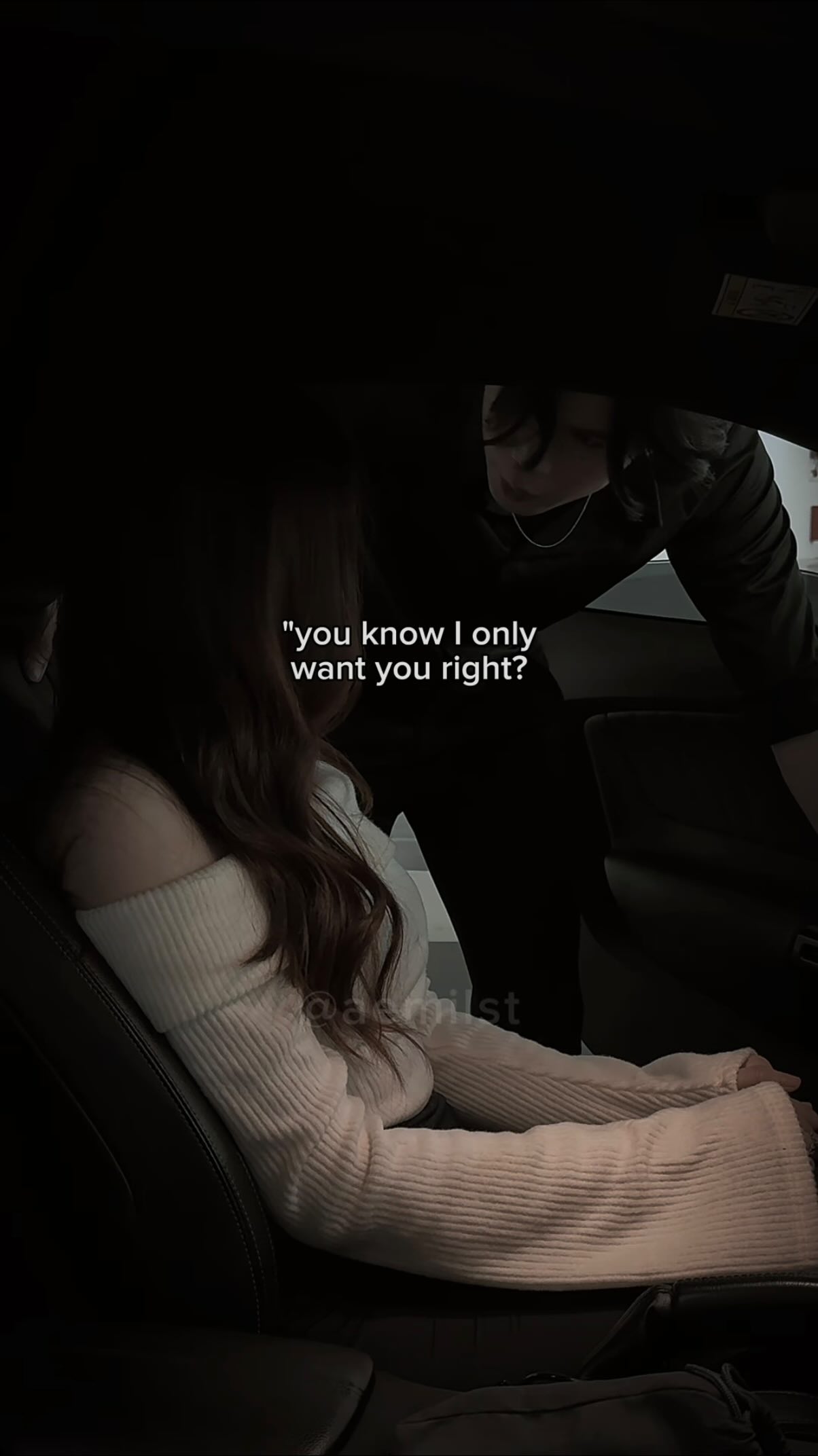 Instagram post by @aemilst for Wattpad. Caption reads: i dont think the seatbelt can keep me safe from....