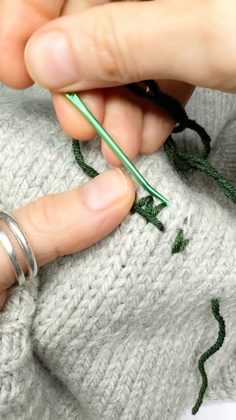 Instagram post by @alexandrabrinck for KnitPro. Caption reads: It was pointed out to me that I'd been a little....
