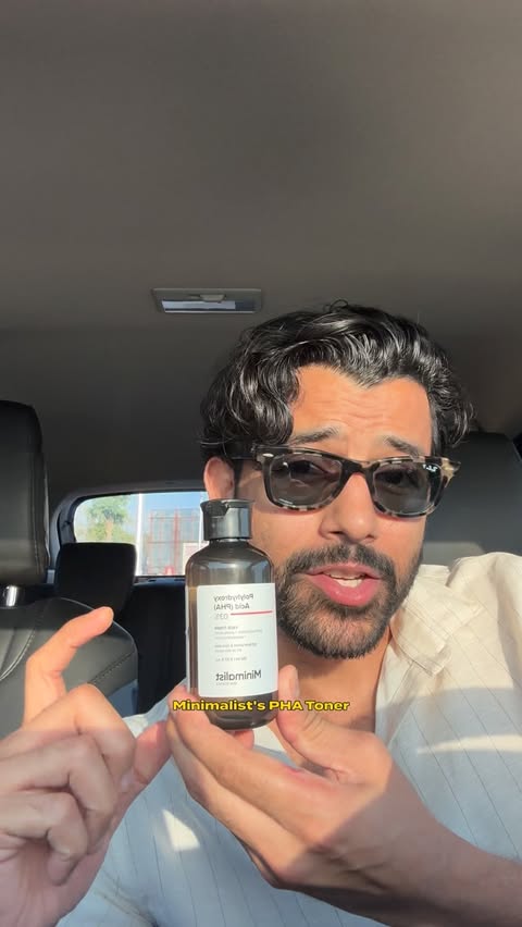 Instagram post by @sahalways for Minimalist. Caption reads: Hydration is essential! #Ad #beminimalist....