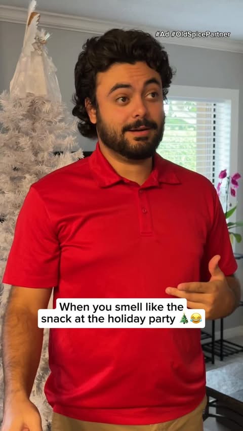 Instagram post by @dylanarmenteros for Old Spice. Caption reads: #ad #partner Smell so good with @oldspice you’ll....