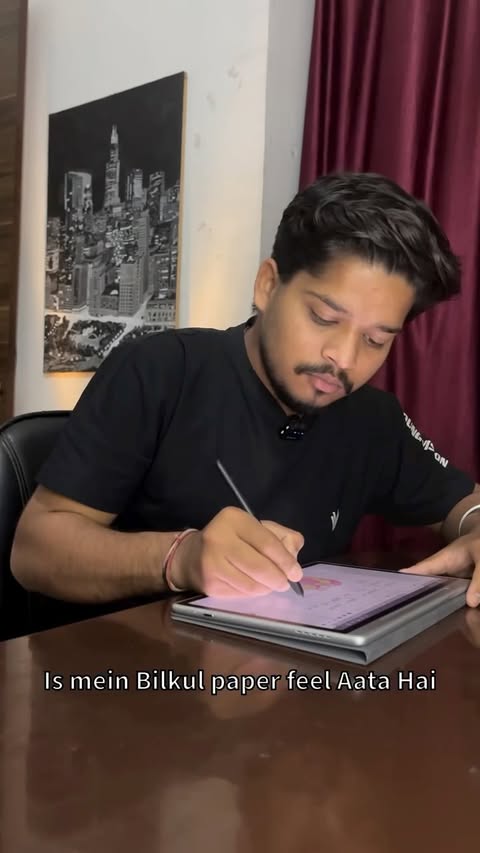 Instagram post by @artbyvarun_01 for XPPen. Caption reads: UNBOXING 😍 @xppen_india MAGIC NOTE PAD✨ Let’s....