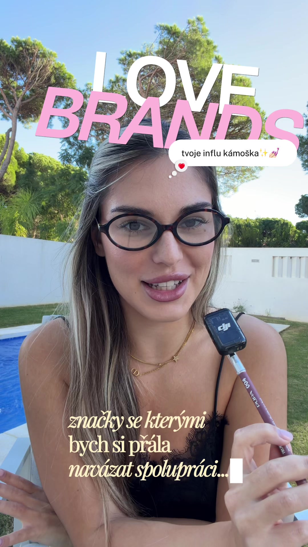 TikTok post by @krem.lera for Pantene. Caption reads: naprosto miluji!🥰🫵 @Pantene @Milka @UGG.