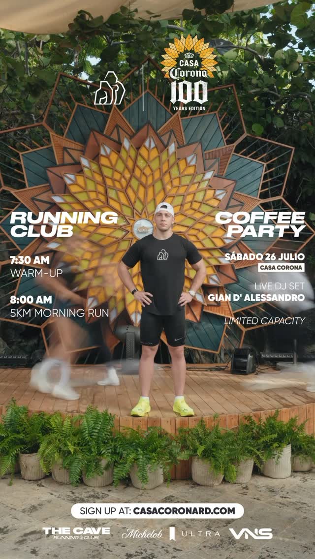 Instagram post by @victorgomez19 for Corona. Caption reads: THE CAVE takes over Casa Corona @cervezacorona_rd....