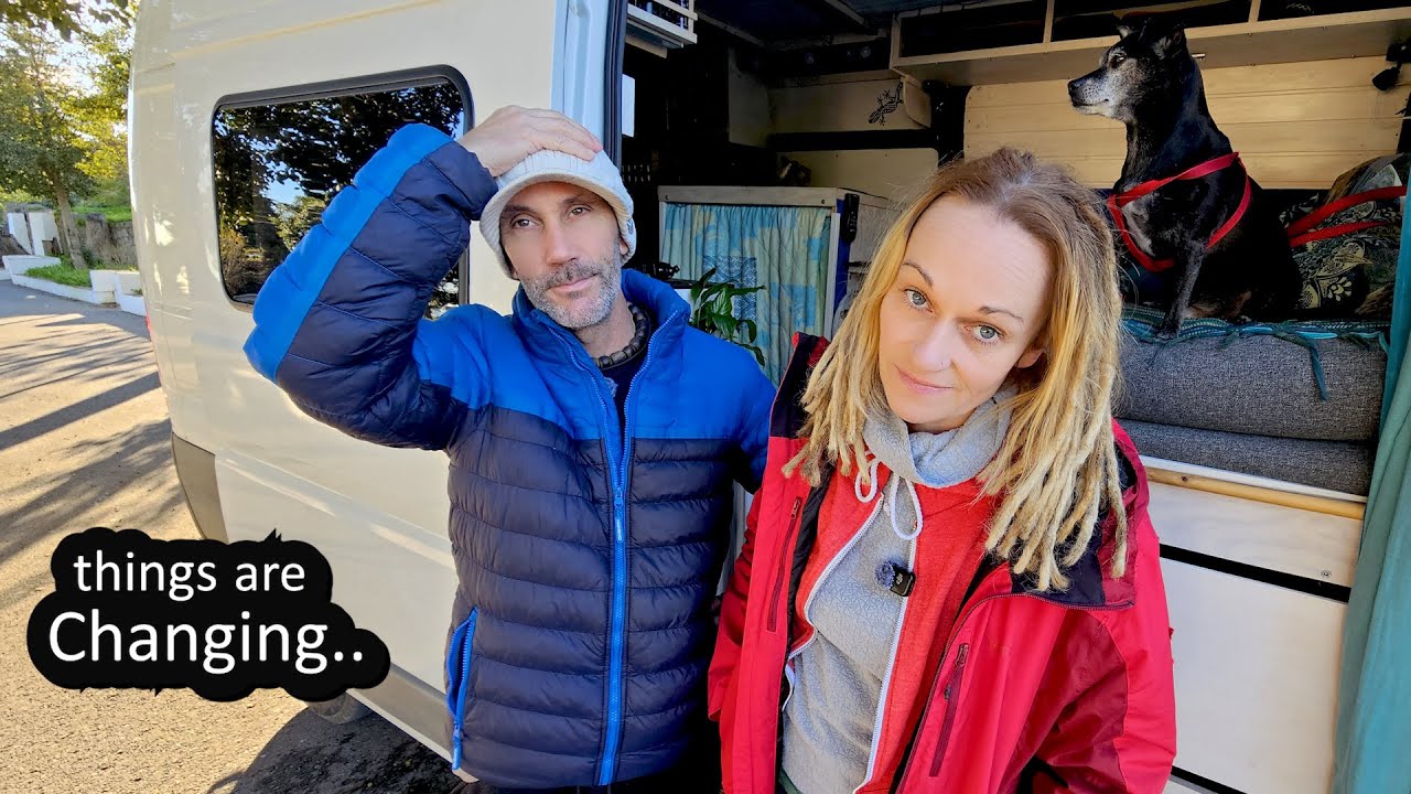 YouTube post by @theexPAWers for EcoFlow. Caption reads: TERRIBLE START TO 2026 in SPAIN - VAN LIFE ISSUES....