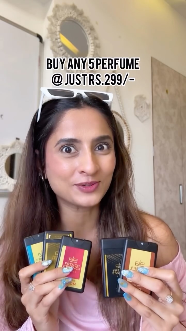 Instagram post by @no.filter.nimisha for French Essence. Caption reads: [...] from @the.french.essence....