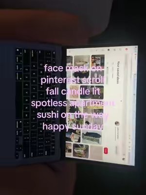 TikTok post by @scorpiosstylist for LOOPS. Caption reads: [...] of sunday scaries 🕯️🧖🏻‍♀️💻🫧🍣....
