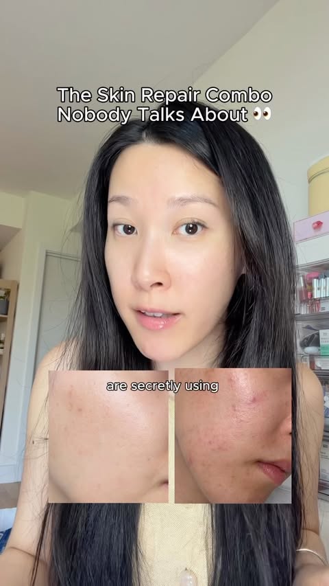 Instagram post by @kristinglpd for Dear, Klairs US. Caption reads: the skincare hack I wish I knew sooner…even as a....