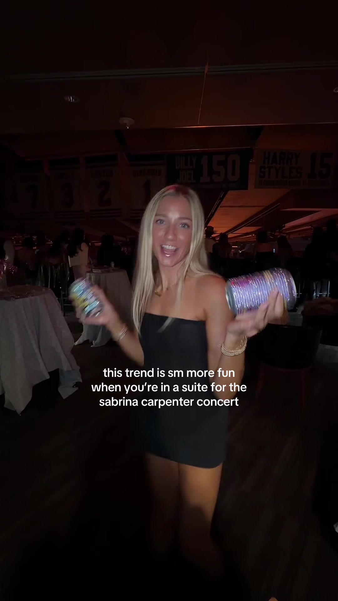 TikTok post by @popstar.katie for LaCroix Water. Caption reads: [...] for having me🩷🩷 #LiveLaCroix....