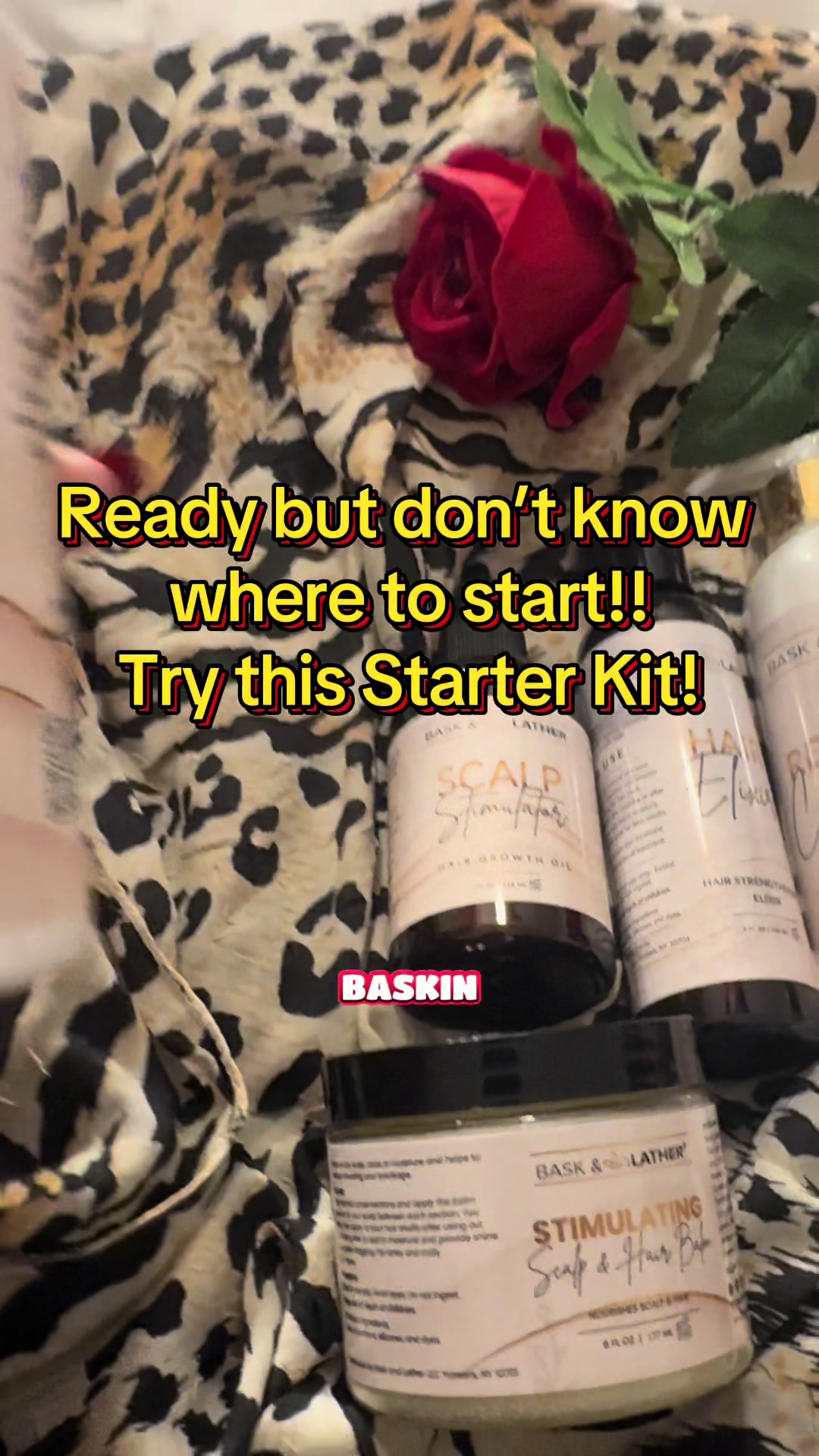 TikTok post by @heartofadiamond for Bask and Lather Co. Caption reads: [...] #fanfavoritedeals #@Bask and Lather Co.